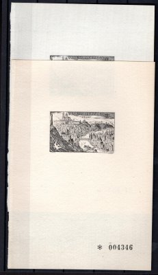 PT 1 - dva kusy, Praga 1962 bílý a nažloutlý papír 