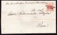 Skládaný dopis vyplacený 3 X I, 3 Kr emise, ruční papr typ I, prvotisk, dopis odeslaný 23. června 1850 ( datum uvnitř dopisu) 