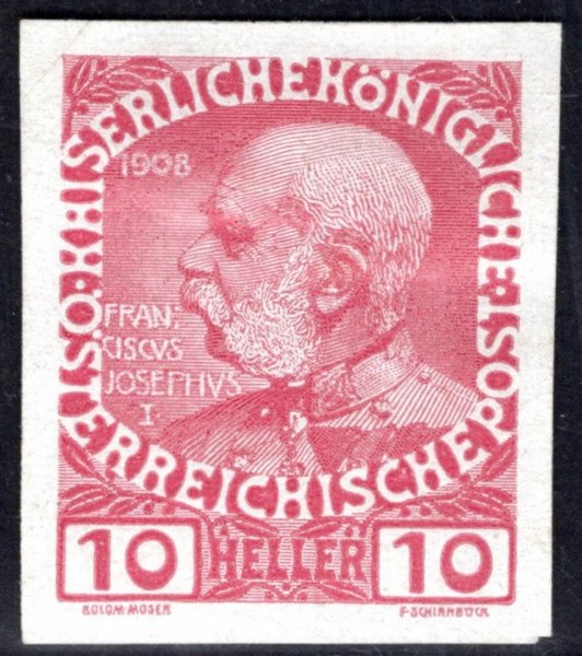 144 U, 10 halířů, Franc Josef 1908 - nezoubkovaná 
