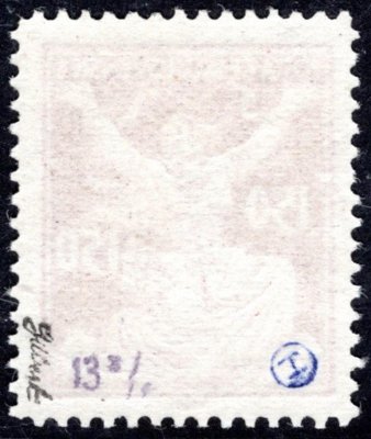 159 B, OR, řz 13 3/4, typ III, červená 150h, zk. Gilbert