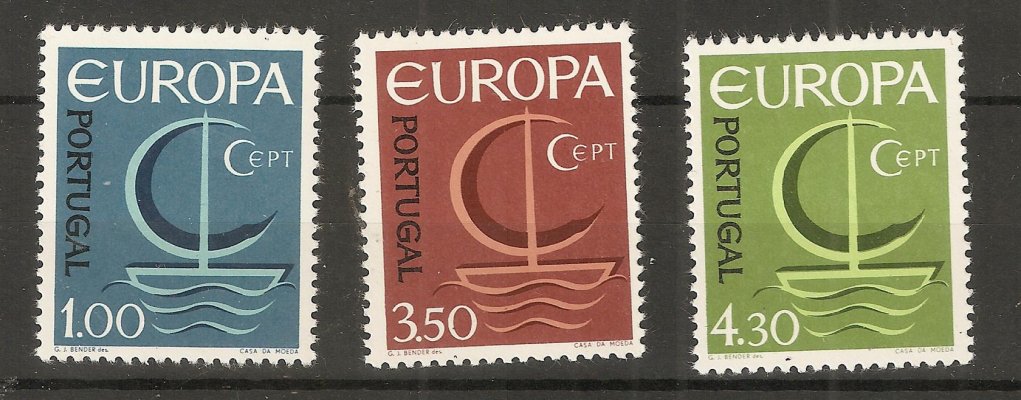 Portugalsko  Mi.1012 - 1014  Cept - Europa