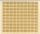 12, PA(100), kompletní 100kusový arch s počítadly, žlutá 30h, nepřeložený
