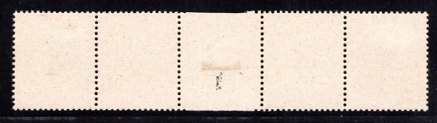  163 ZT Mv, Husita 90 h černá, vodorovné čtyřznámkové zoubkované meziarší, zk. a atest Vrba, bez lepu (tak vydáno), hledané