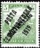  Ženci 5 f zelená s přetiskem KÖZTÁRSASÁG, nevydaná, přetisk Pošta československá druhu F, III. typ, zk. Lešetický, Gilbert, Mrňák, vzácná a hledaná známka