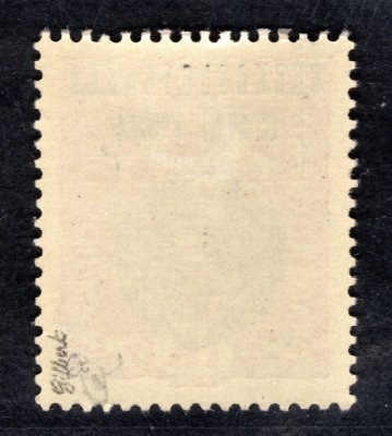 RV 36, II. Pražský přetisk, červená 1 K, zk. Gilbert