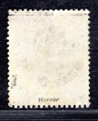 RV 92, Hornerův přetisk (Budějovické vydání),  Karel, modrá 25 h, nový lep,  zk. Vrba