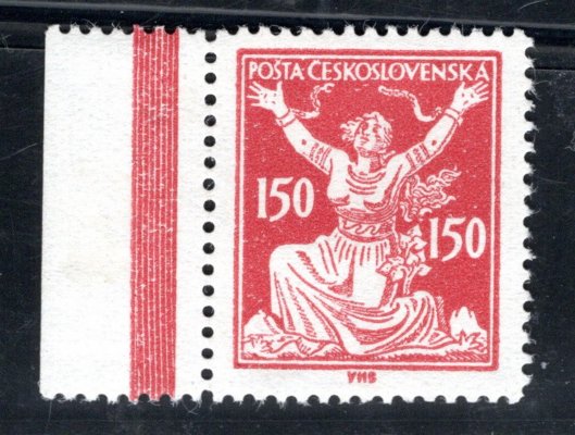 159 B, typ II, OR,  řz 13 3/4, krajová,  červená 150 h, zk. Karásek