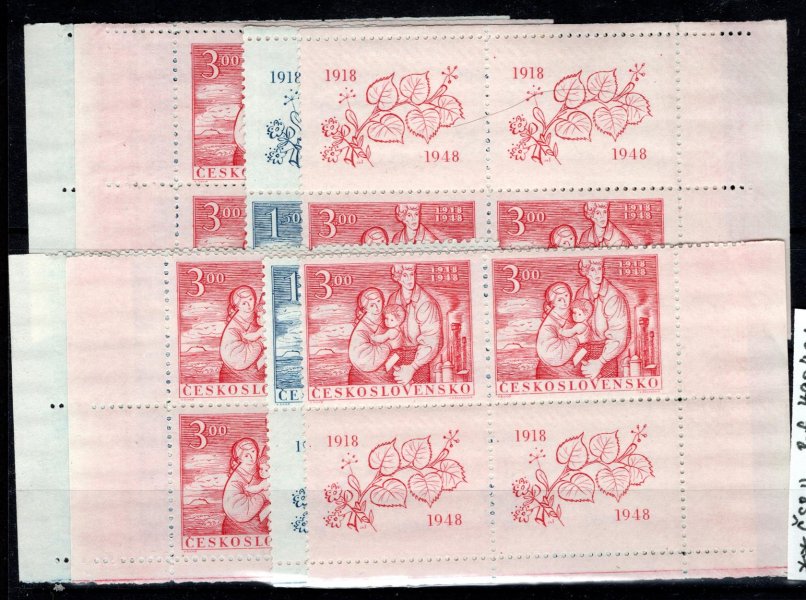 490 - 491; 4 -bloky, miniatura 