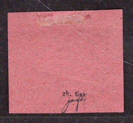 25 ZT, typ II, papír růžový, hnědá 500 h, zk. Mrňák