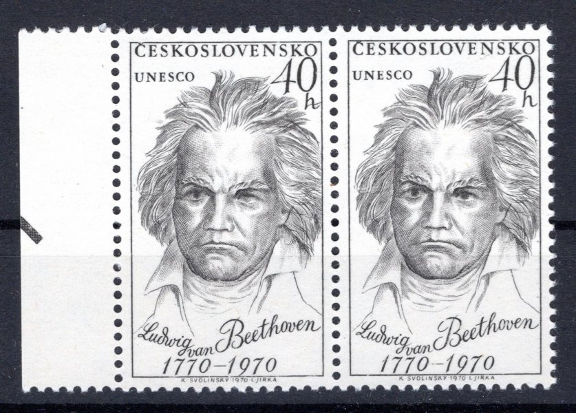 1813, spojené typy I + II, Beethoven, krajová dvoupáska