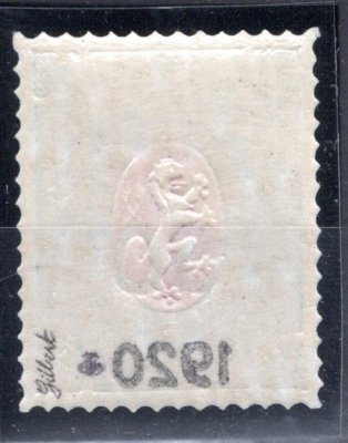 PP 14, malá šavle, 50K/1R, obtisk letopočtu 1920, zk. Gilbert