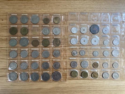 Soubor mincí - Svět , zachovalost dle stavu, roky ex 1958-2000