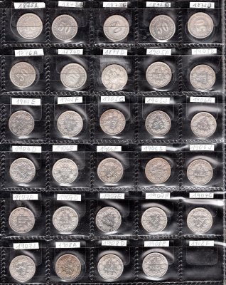 Německo, soubor mincí, zachovalost dle stavu, roky ex 1875 - 1908
