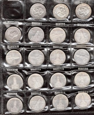 Německo, soubor mincí, zachovalost dle stavu, roky ex 1933 - 1935