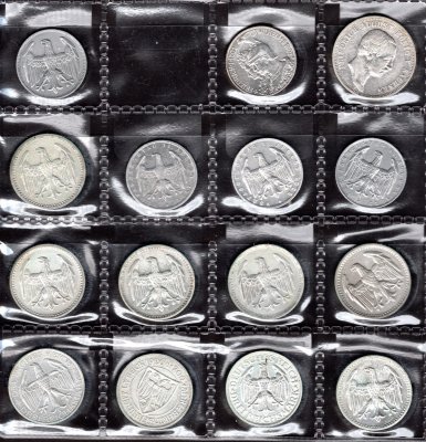Německo, soubor mincí, zachovalost dle stavu, roky ex 1922 - 1924