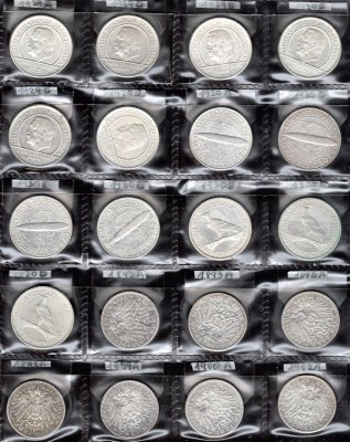 Německo, soubor mincí, zachovalost dle stavu, roky ex 1893 - 1930
