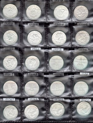 Německo, soubor mincí, zachovalost dle stavu, roky ex 1931 - 1936