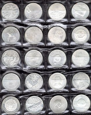 Německo, soubor mincí, zachovalost dle stavu, roky ex 2002 - 2005