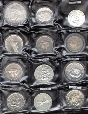 Maďarsko, soubor mincí, zachovalost dle stavu, roky ex 1948 - 1972