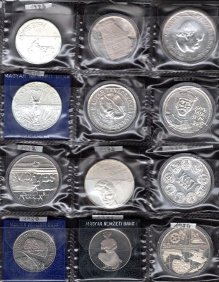 Maďarsko, soubor mincí, zachovalost dle stavu, roky ex 1970 - 1981