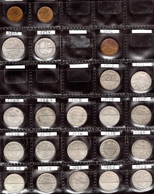 Rusko, soubor mincí, zachovalost dle stavu, roky ex 1829 - 2010