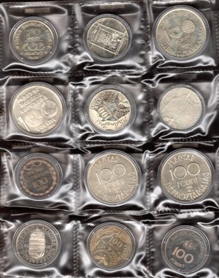 Maďarsko, soubor mincí, zachovalost dle stavu, roky ex 1985 - 1991