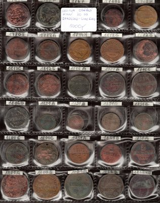 Rakousko-Uhersko, sestava 30 ks oběžných mincí, zachovalost dle stavu, roky ex 1761 - 1868