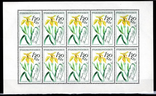 1380 PL (10), Květiny 1,20 Kčs, deska A