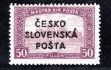 RV 159, Šrobárův přetisk, Parlament, fialová 50 f, zk. Vr, hledané