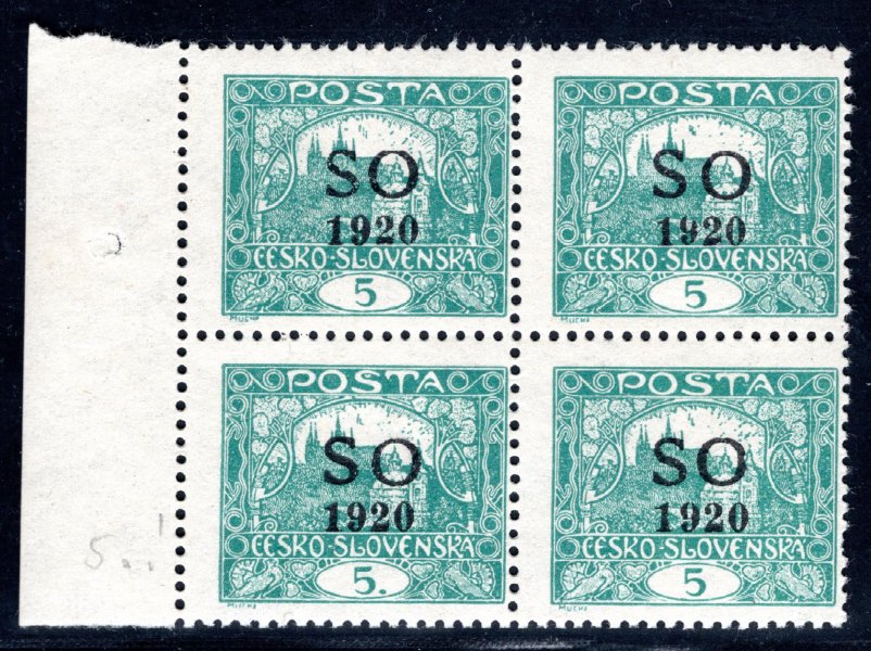 SO 3 C, typ II, krajový 4blok, modrozelená 5 h
