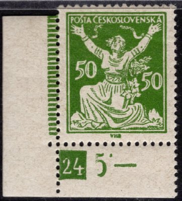 156 A, OR, rohová s DČ 24, zelená 50 h