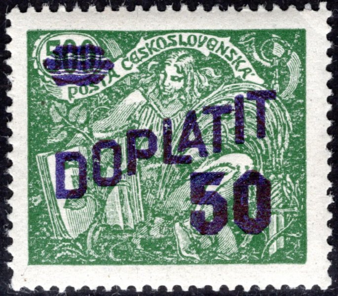 DL 45 B doplatní, HaV, 50/500 zelená