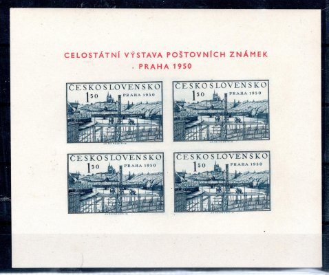 564 A, aršík Praha 1950, typ V, kombinace J/3