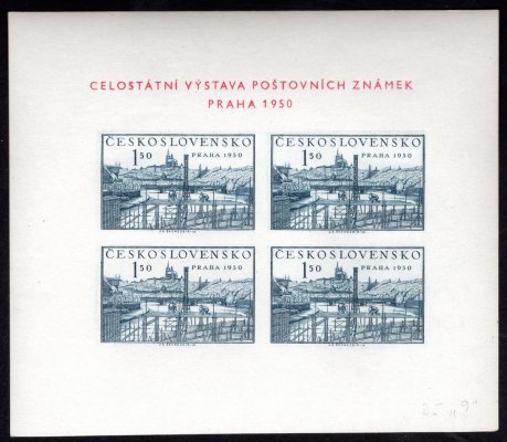 564 A, aršík Praha 1950, typ VI, kombinace E/5