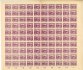 2, PA (100), kompletní tiskový arch s počítadly, fialová 3 h, TD I. lehká omačkání v okrajích