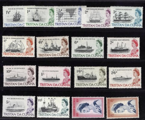 Tristan da Cunha - SG 71 - 84, Alžběta, kompletní řada