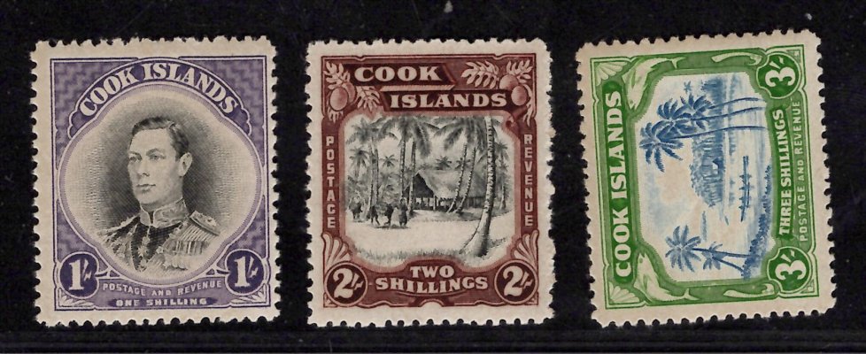 Cook Islands - SG 127 - 9, výplatní, kompletní řada