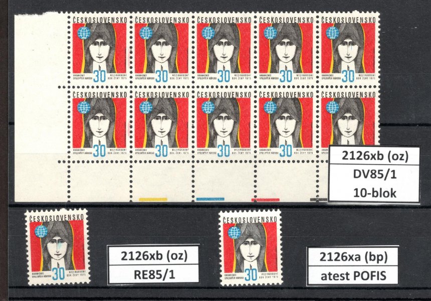 2126; sestava DV - 2126xb(oz) 10-blok DV85/1, 2126xb(oz) RE85/1, 2126xa (bp)