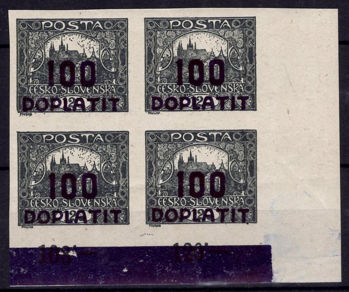 DL 25, doplatní, rohový 4blok s počítadly, 100/120 šedá, ZP 100