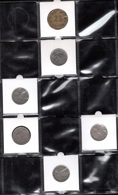 Lot 54 mincí MALTA 1971-2004 cent, lira, mils, oběžné mince, průřez daného období, rozprodej sbírky