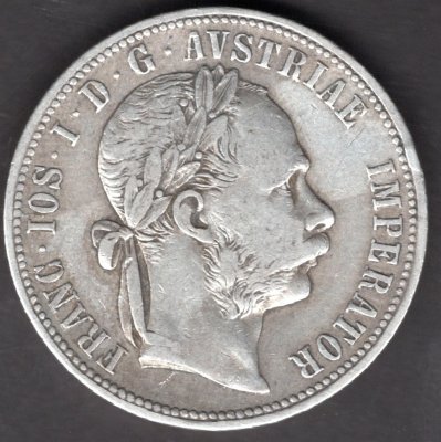 Lot 4 mincí Rakousko 1 zlatník 1887,8,9,91, KM#2222 Ag.900, 12,34g 29/2mm Franz Joseph I.  Bz  vlasové rysky hranky