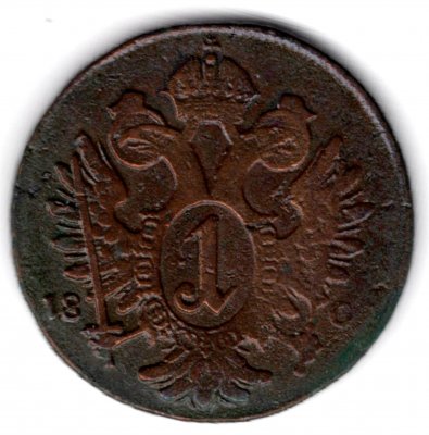 1 krejcar 1800 A František II.	KM#2111, Copper 3,4g, 23,5/1,3mm