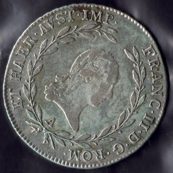 20 krejcar 1806 A František II. ,KM#2141, Ag.583, 6,68g, 28mm mincovna Vídeň