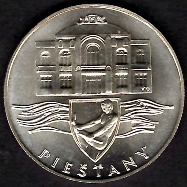 50 Korun Piešťany 1991, KM#126 Ag.700 7g, 27mm