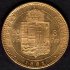 8 zlatník 1881 R-U K.B. František Josef I. , KM#467, ÉH#1453 Au.900 6,45g, 21/1,2mm mincovna Kremnica 