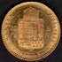 8 zlatník 1882 R-U K.B. František Josef I. , KM#467, ÉH#1453 Au.900 6,45g, 21/1,2mm mincovna Kremnica hranka