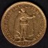 10 Koruna 1900 K.B.  R-U František Josef I. , KM#485, ÉH1491 Au.900 3,3875g, 19mm mincovna Kremnica UNC detail