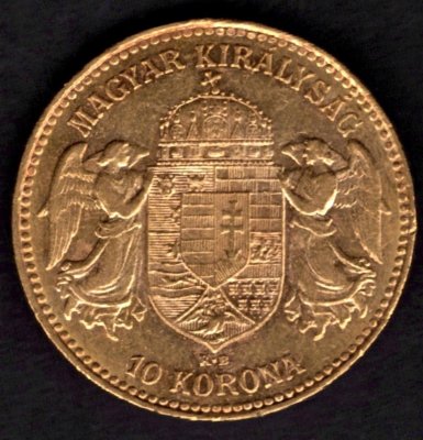 10 Koruna 1906 K.B.  R-U František Josef I. , KM#485, ÉH1491 Au.900 3,3875g, 19mm mincovna Kremnica dr.rys,hr.