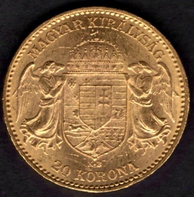 20 Koruna 1902 K.B.  R-U František Josef I. , KM#486, ÉH1489 Au.900 6,77g,21/1,4mm mincovna Kremnica dr.rys.,hr.