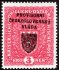 RV 17, I. Pražský přetisk, znak, formát úzký, červená 3K, zkoušena Gilbert, Vrba
